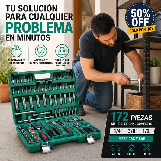 Set Caja Herramientas 172 Piezas