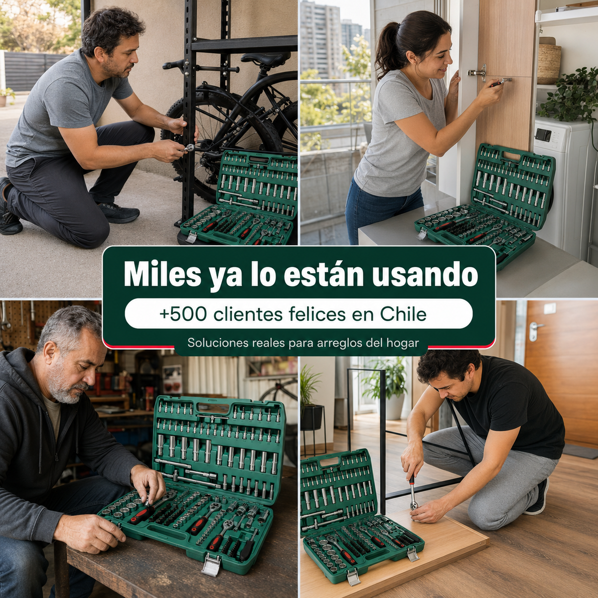 Set Caja Herramientas 172 Piezas