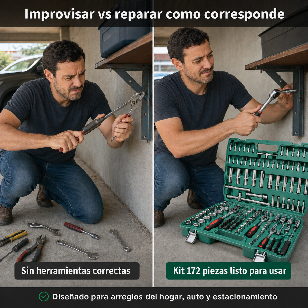 Set Caja Herramientas 172 Piezas