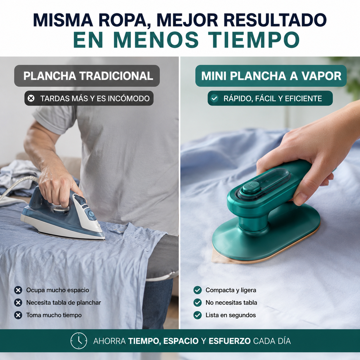 MINI PLANCHA VAPOR