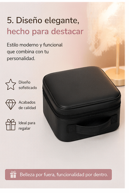 Estuche Maquillaje Con Luz Led® - Luz Perfecta. Maquillaje Impecable